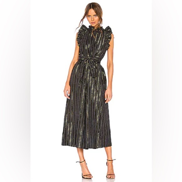ULLA JOHNSON Simka Jumpsuit in Midnight - Picture 1 of 9